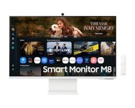 SAMSUNG Monitor Smart M8 M80F LS32FM801UUXDU / 32", 3840 x 2160, VA, 60 Hz, bijela